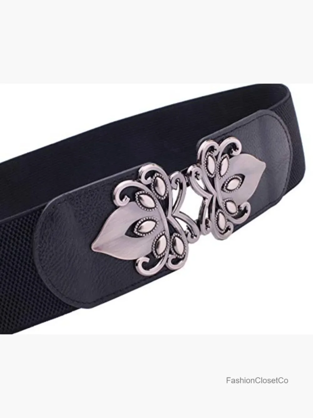 Vintage Wide Elastic Stretch Waist Belt Retro Cinch Belt